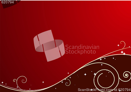 Image of Red  Christmas background