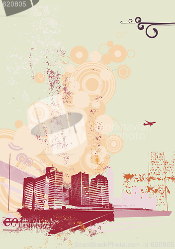 Image of Urban retro  background