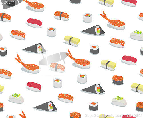 Image of sushi  Pattern