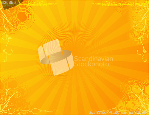 Image of orange abstract background