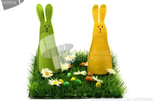 Image of Easter bunnies