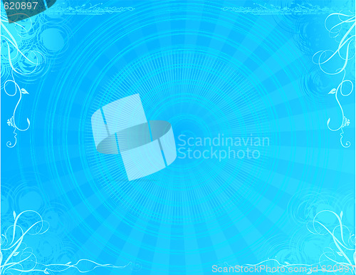 Image of blue abstract background