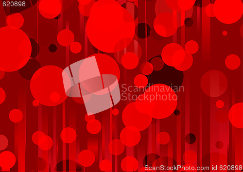 Image of red abstract background