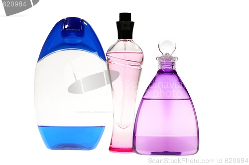 Image of Varicolored Bottles