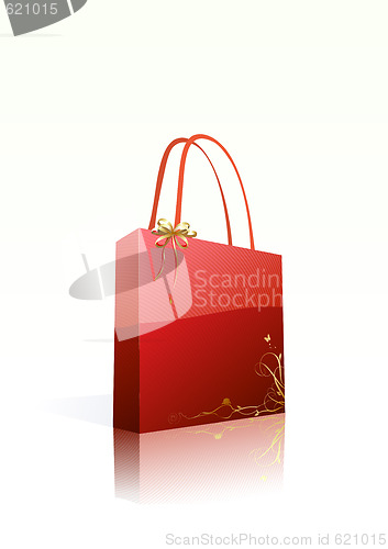 Image of red shopping bag
