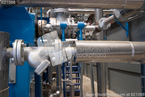 Image of Pipes at processing plant