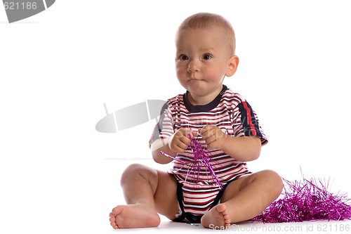 Image of surprised baby