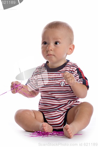 Image of serious baby