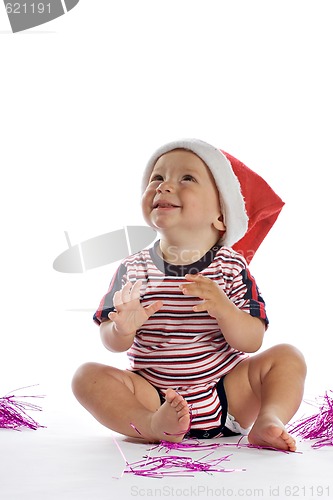 Image of smiling young santa