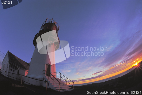 Image of Lighthouse Sunset