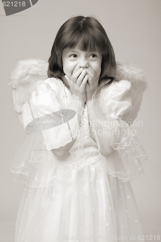 Image of surprised angel