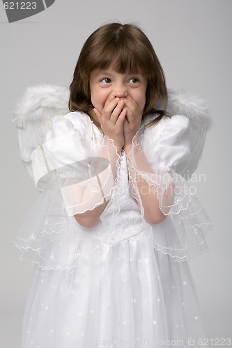 Image of surprised angel