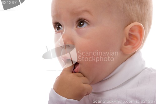 Image of surprised baby