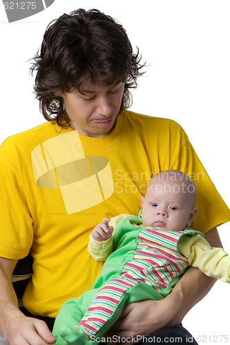 Image of Father with baby