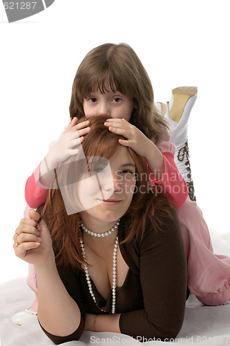 Image of mother and daughter