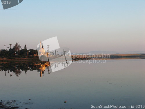 Image of Morning mosque. Larnaca. Cyprus