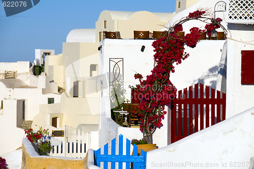 Image of classic greek island architecture    santorini