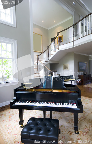 Image of grand piano living room