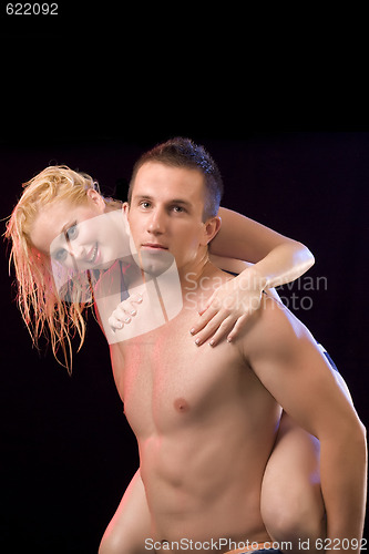 Image of Young couple in love