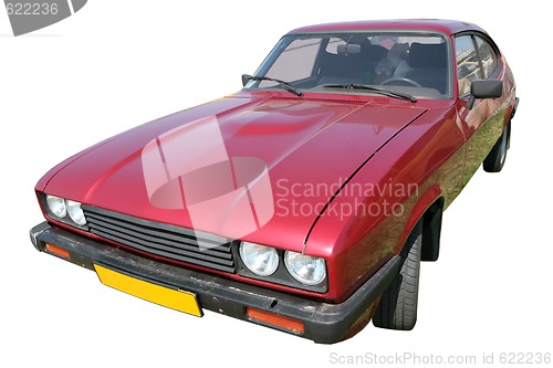 Image of Red Car from 1970's