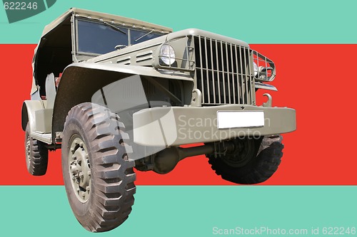 Image of Vintage Military Car 40th