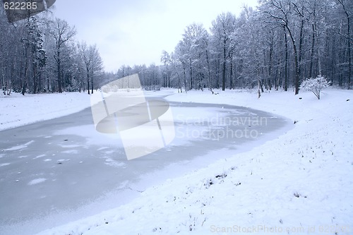 Image of freezing winter morning