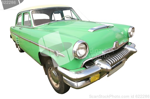 Image of american retro car 50's