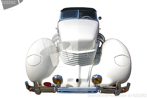 Image of Vintage White Exotic Car