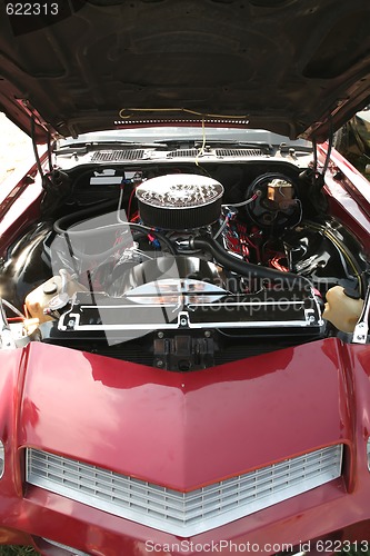 Image of Engine of Sport Car 70th