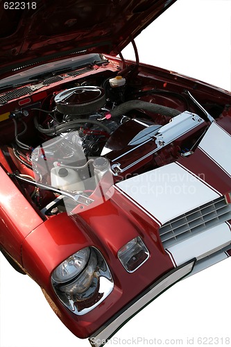 Image of Engine of the Sport Car