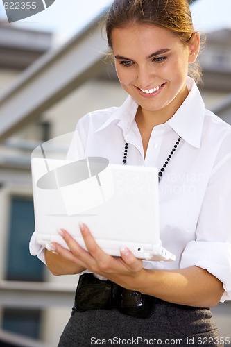 Image of woman with laptop