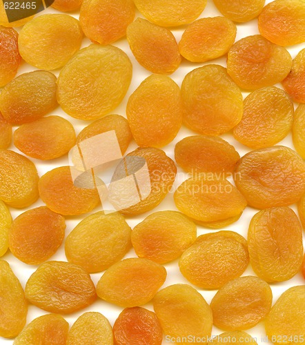 Image of Dried apricots, texture