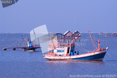 Image of Fishing Boats in Thailand