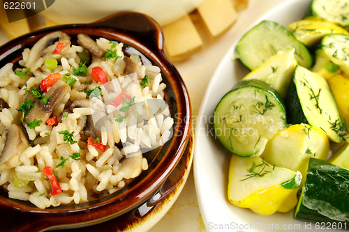 Image of Rice With Squash And Zucchini