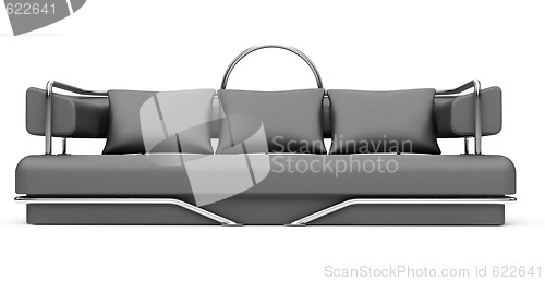 Image of sofa over white