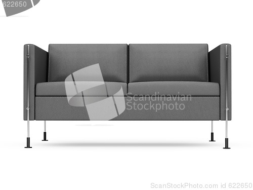 Image of sofa over white