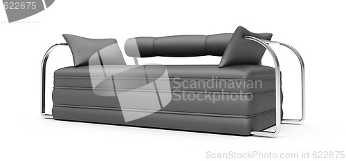 Image of sofa over white