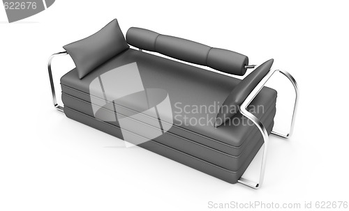 Image of sofa over white