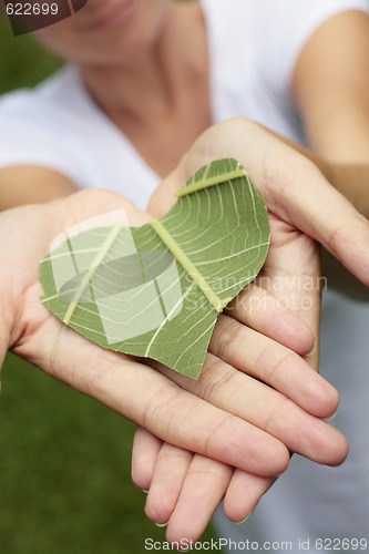 Image of Green Heart Smile