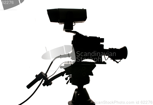 Image of Studio Video Camera Silhouette