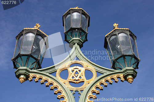 Image of London street lamps