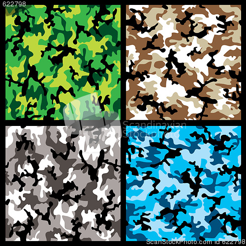 Image of camouflage set