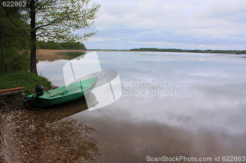 Image of Boat on the lake