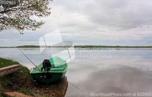 Image of Boat on the lake