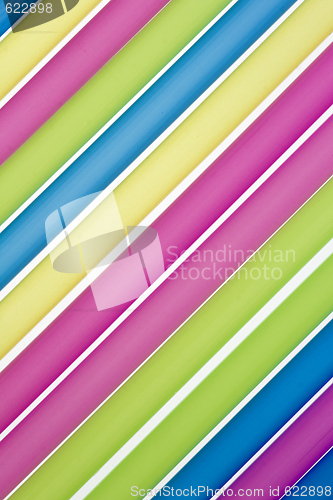 Image of closeup of drinking straws