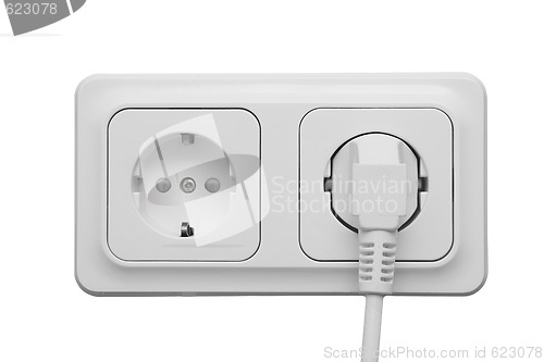 Image of Outlet with power cord