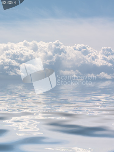 Image of Clouds in the sea