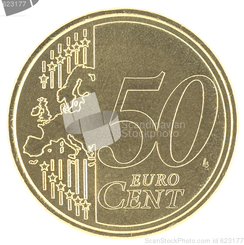 Image of Uncirculated 50 Eurocent new map