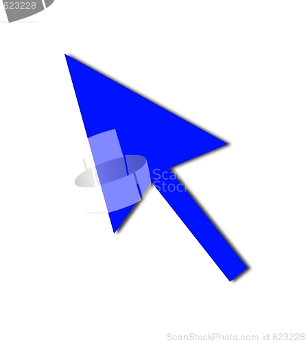 Image of Cursor Arrow Mouse Blue