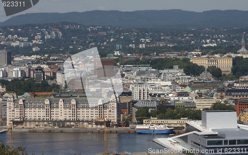 Image of Oslo with the harbour